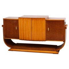 French Art Deco Walnut Sideboard