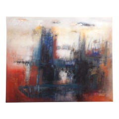 Large Abstract Painting by Ivanilde Brunow (48x60)
