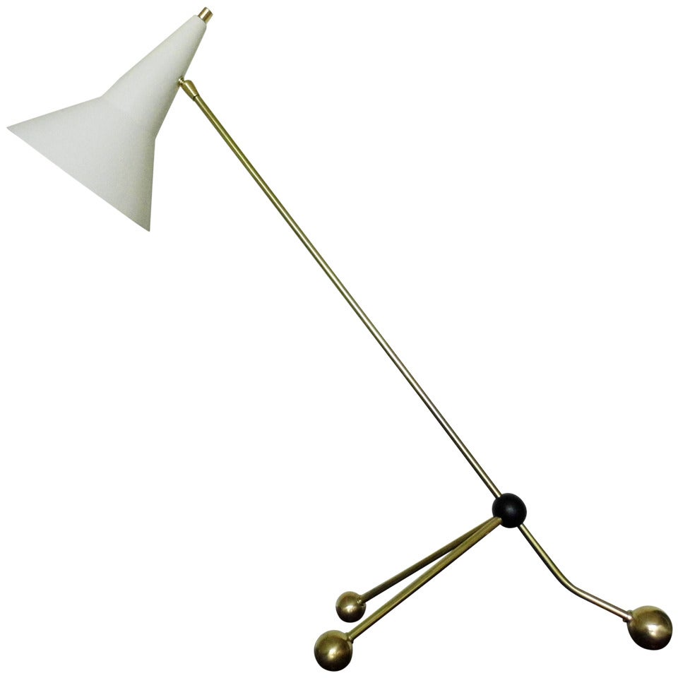 Italian Adjustable Table Lamp For Sale