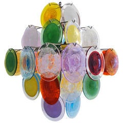 Multi-Color Murano Glass Chandelier