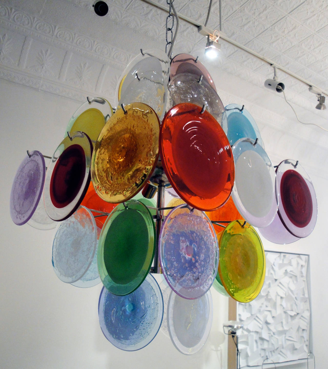 Italian Multi-Color Murano Glass Chandelier