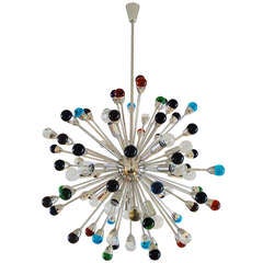 Murano Glass Sputnik Chandelier 12