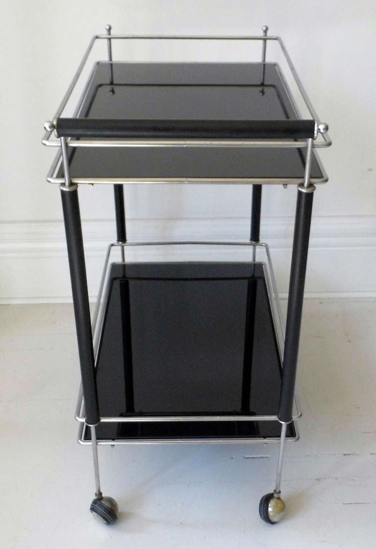 Mid-Century Bar Cart In Excellent Condition In Hudson, NY