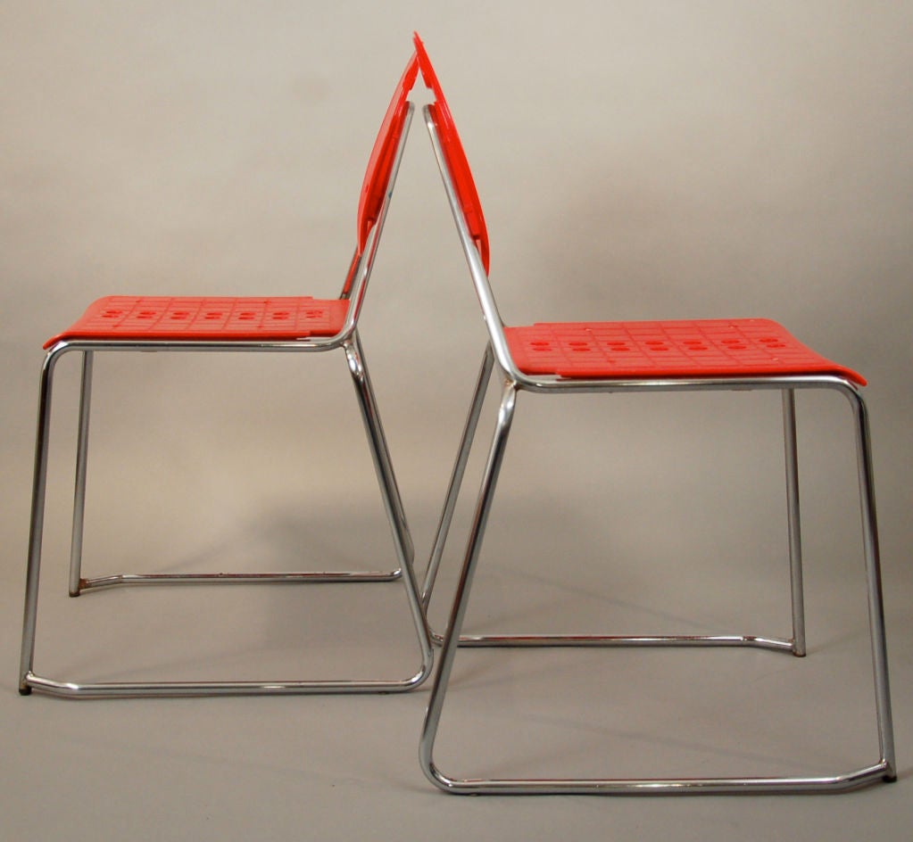 Italian Pair of Carlo Bimbi Chairs