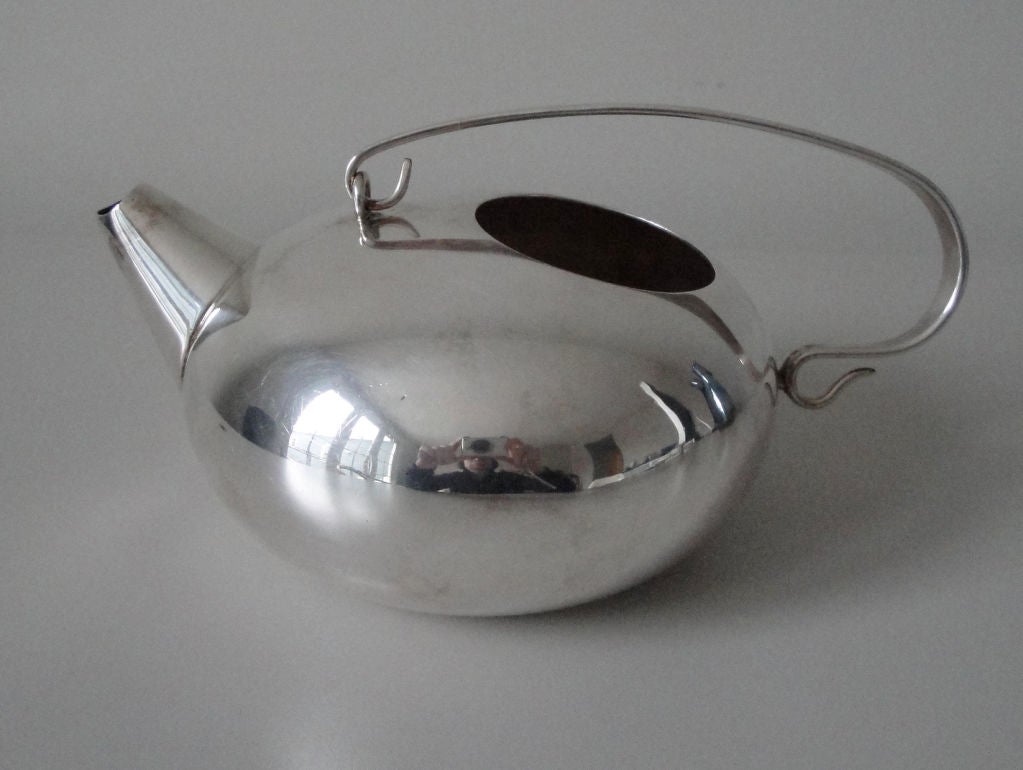 French Christofle Silver Teapot