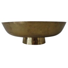 Bauhaus Brass Bowl by H. Przyrembel