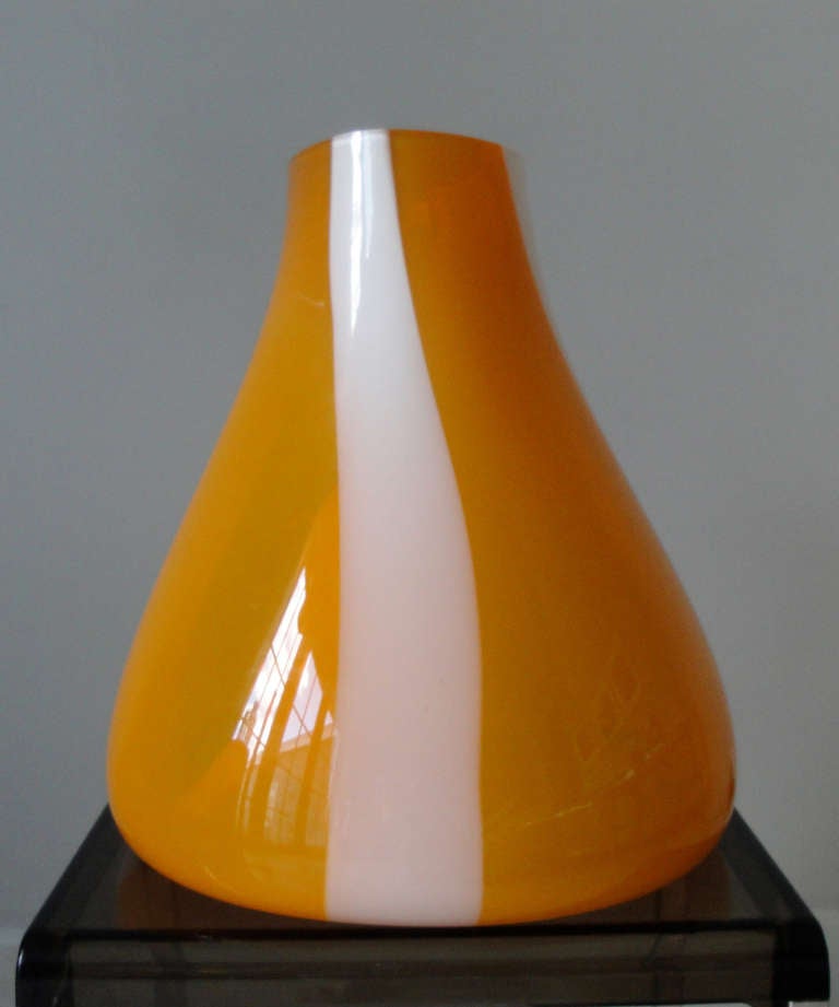 Italian Murano Glass Vase For Sale