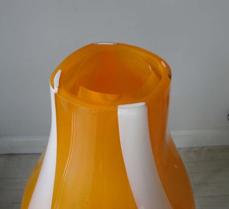Mid-20th Century Murano Glass Vase For Sale