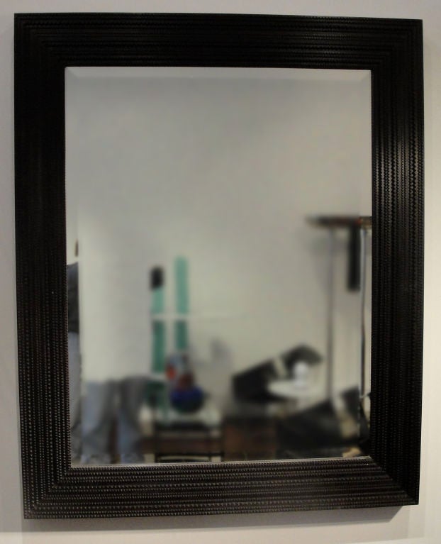 Contemporary French Tramp Art Mirror