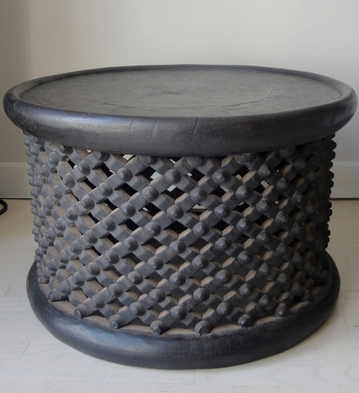 African Drum Stool