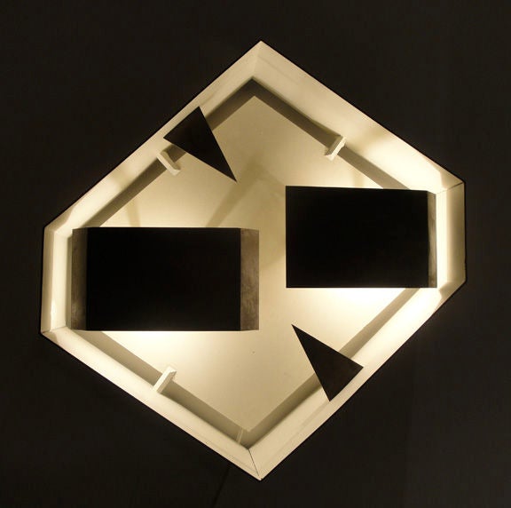 Italian Pair of Gio Ponti Wall Sconces For Sale
