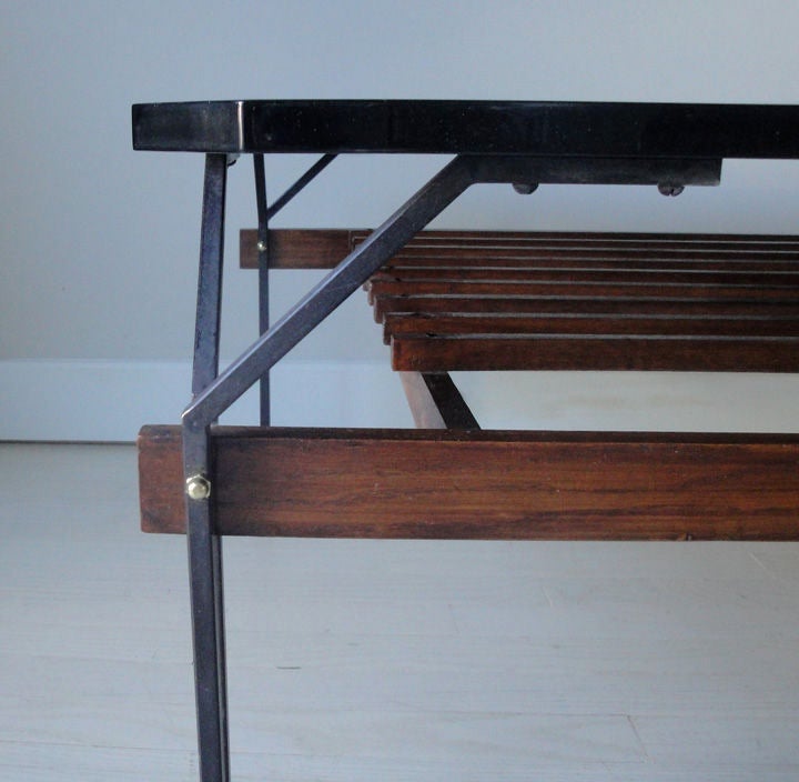 Rosewood Coffee Table by Gianfranco Frattini For Sale