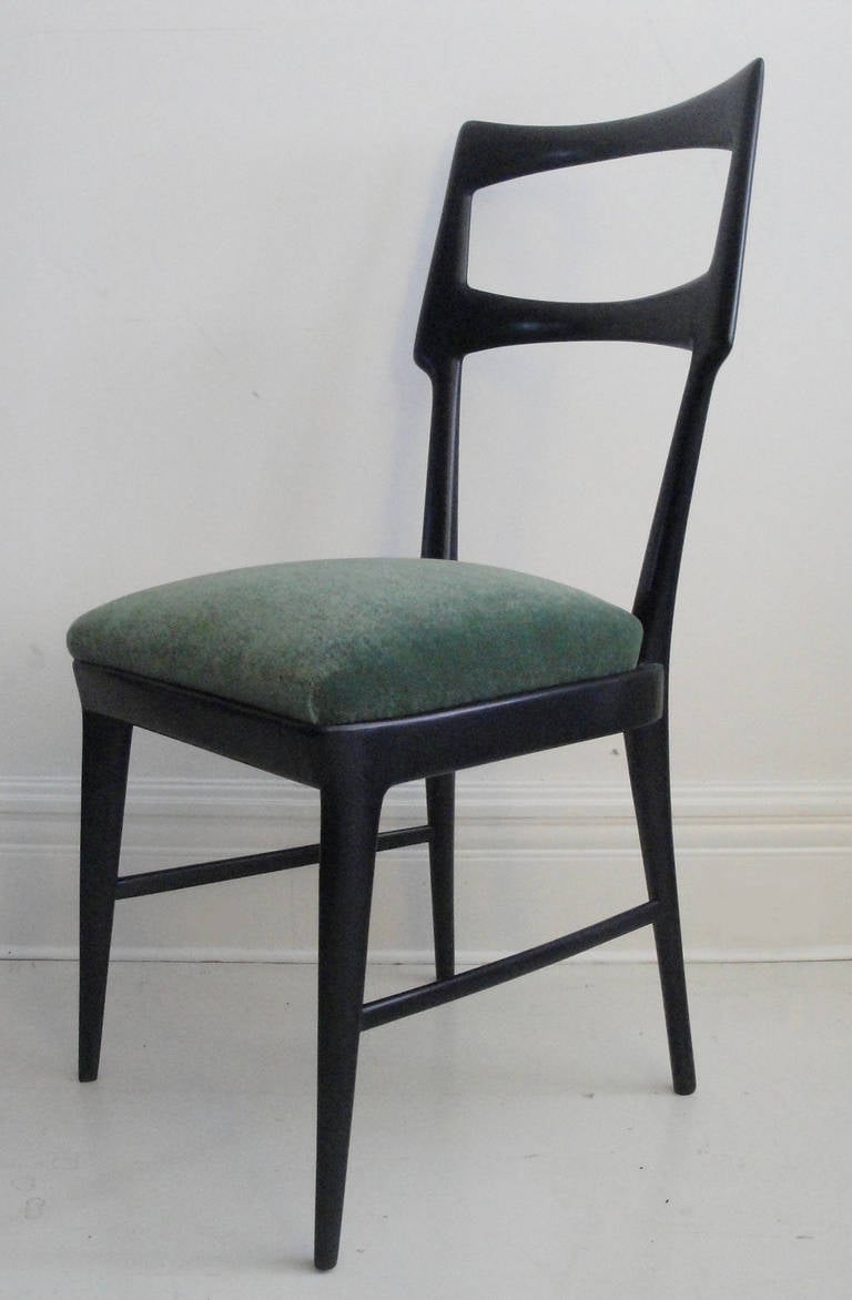 Set of Six Vittorio Dassi Dining Chairs In Excellent Condition In Hudson, NY