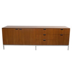 Florence Knoll Walnut Credenza