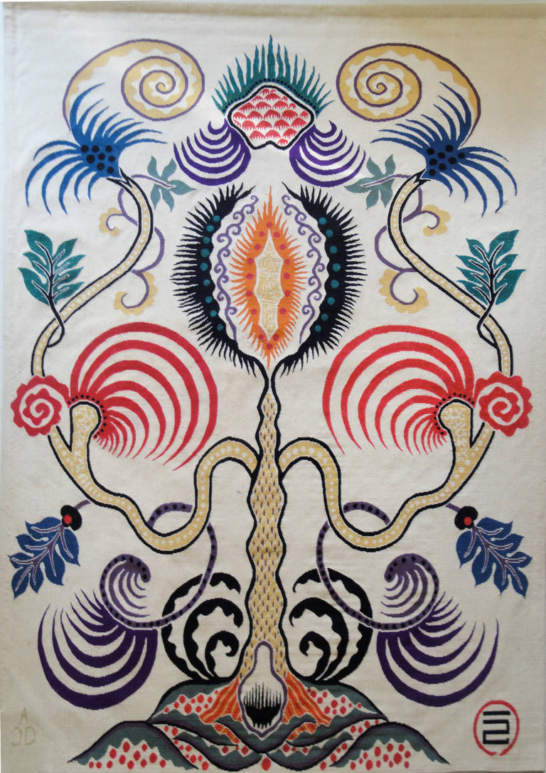 Limited edition: 1 of 8. Handmade wool tapestry: 
