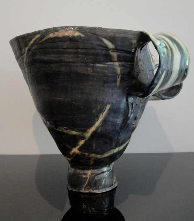 Large Sculptural Vase by Susan Rowland #1