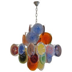 Multi Color Murano Glass Chandelier