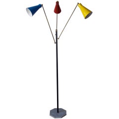 Tri-Color Floor Lamp by Stilnovo