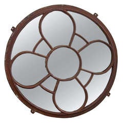 Round Metal Frame Mirror 1