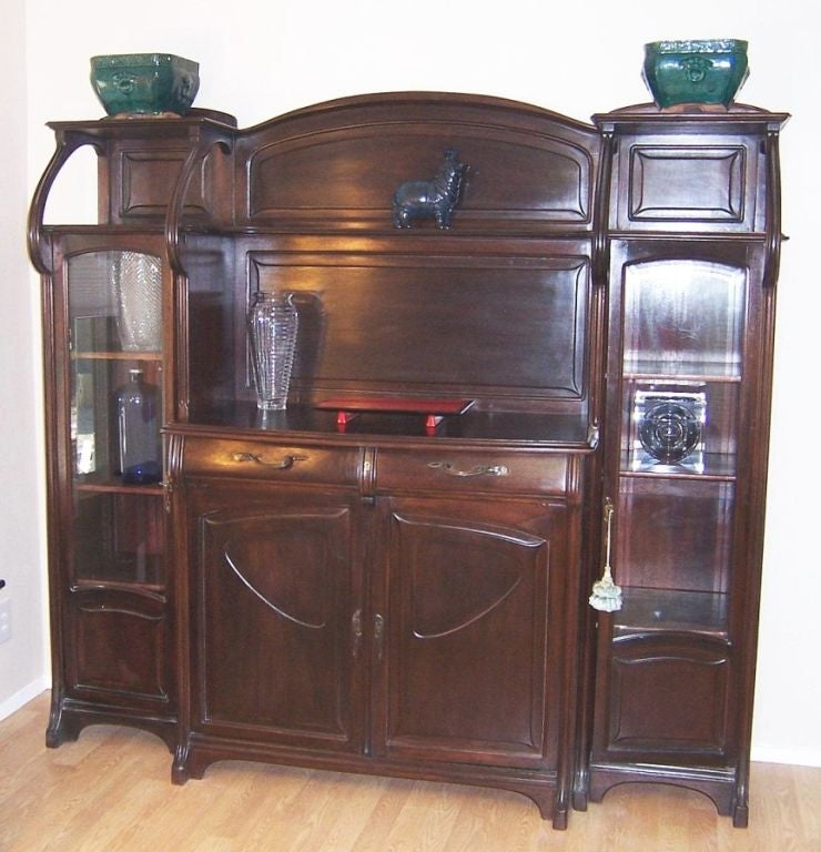 French Art Nouveau Sideboard Cabinet