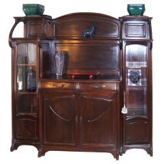 French Art Nouveau Sideboard Cabinet