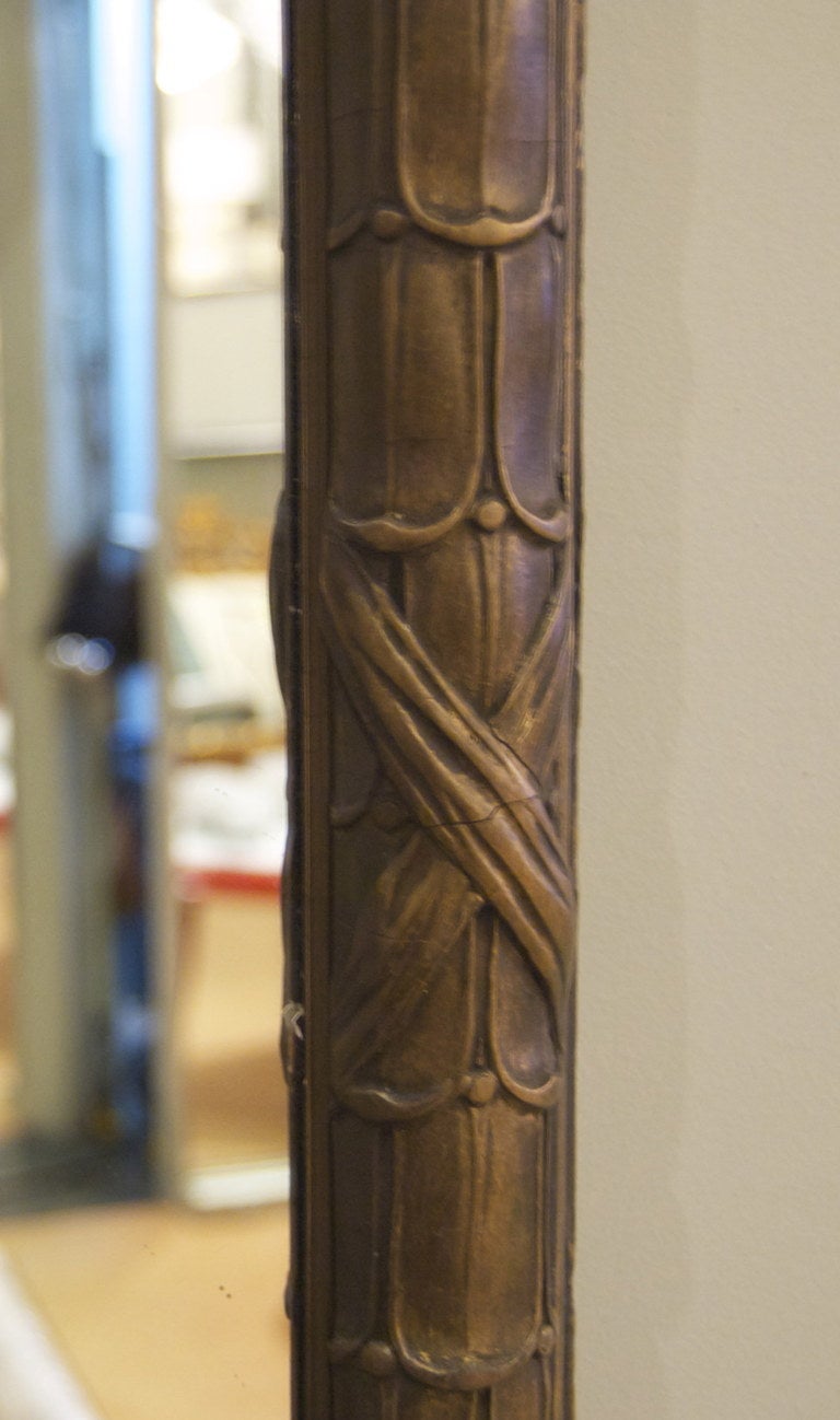 Large Reed and Ribbon Mirror