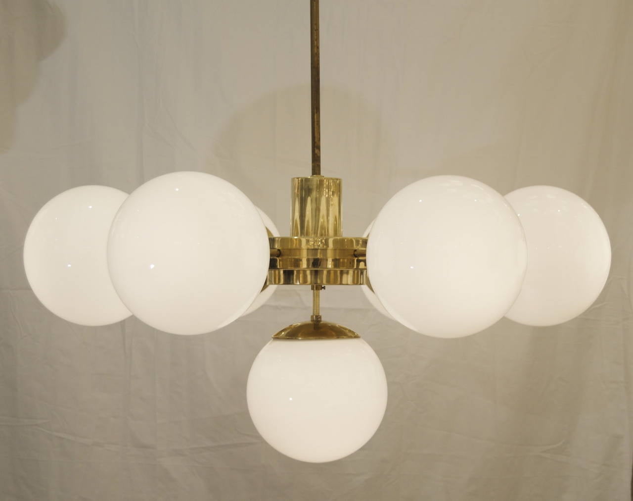 German Spectacular and Massive Bauhaus Era Chandeliers