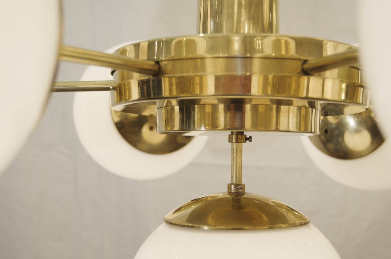 Spectacular and Massive Bauhaus Era Chandeliers 1