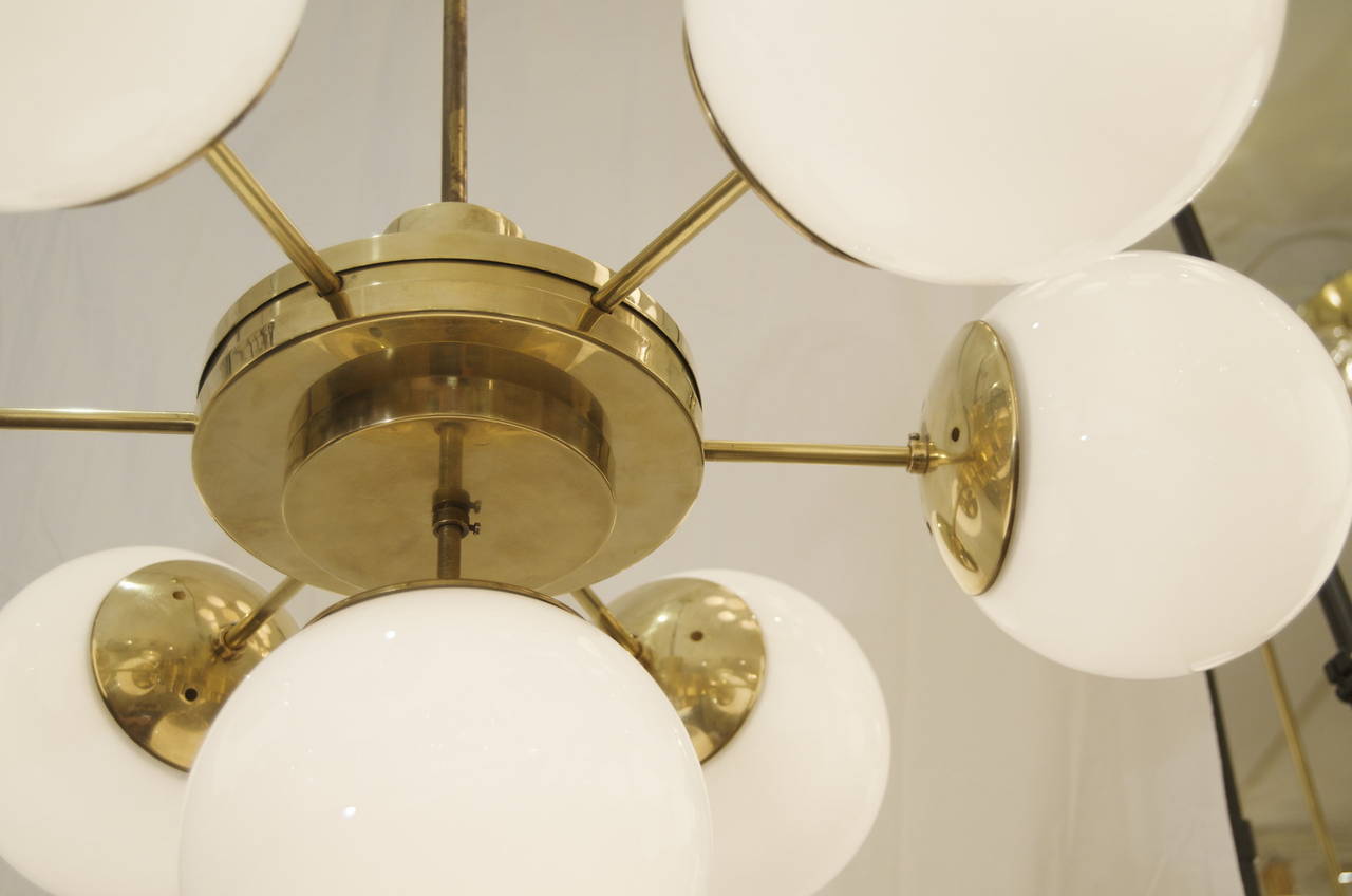 Spectacular and Massive Bauhaus Era Chandeliers 2