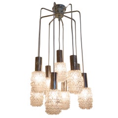 9 Light Spider Chandelier
