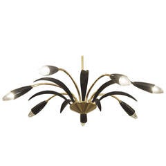 Stilnovo Style Chandelier with Seven Arms