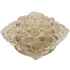 Large Limburg Square Bubble Glass Flush Mount