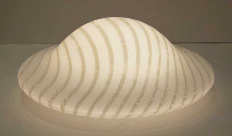 Huge Peill and Putzler Flush Mount Ceiling Light