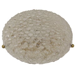 Bubble Texture Flush Mount Ceiling Light