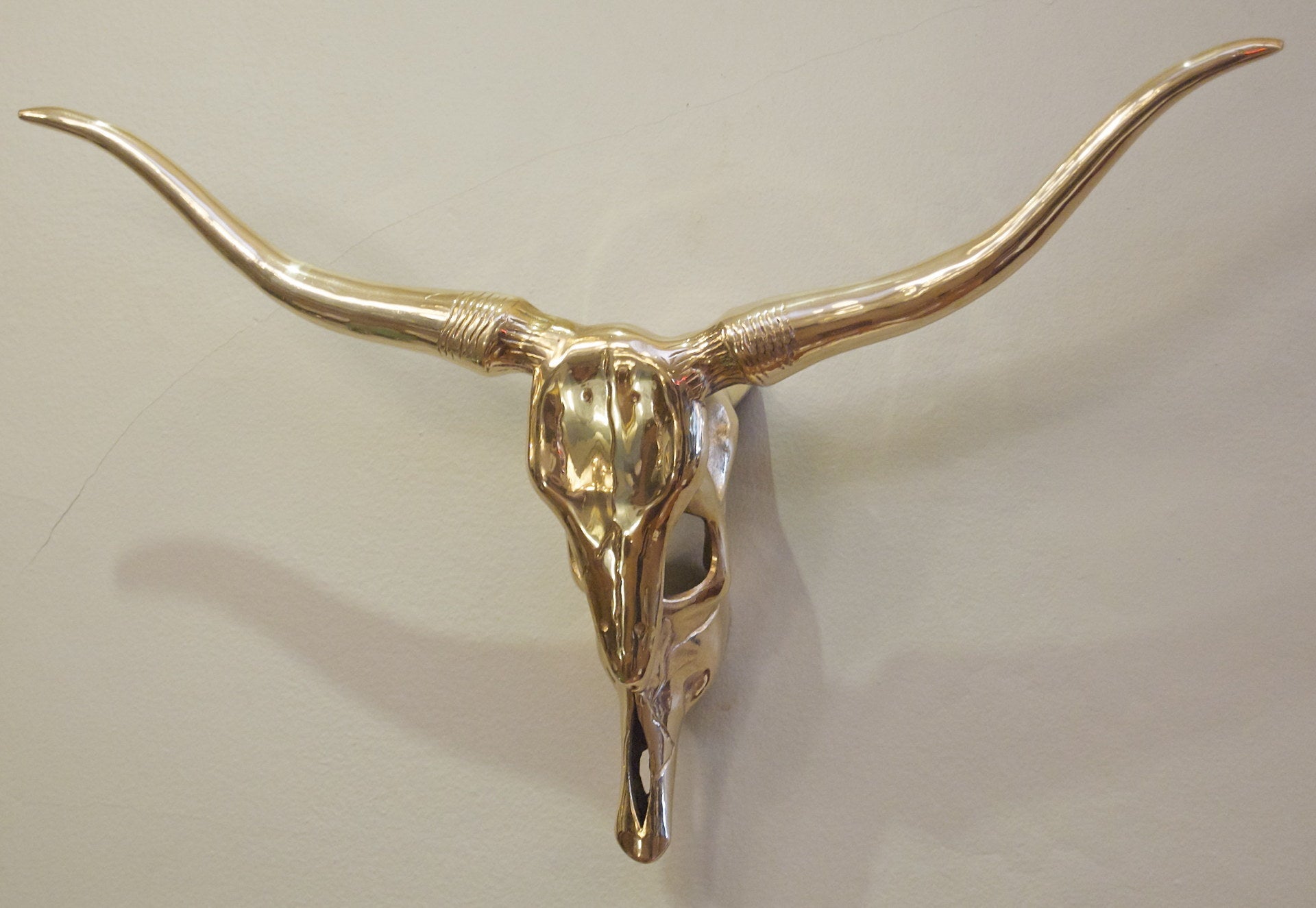 Brass Horn Wall Hanging
