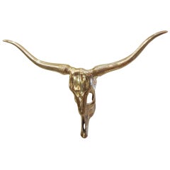 Brass Horn Wall Hanging
