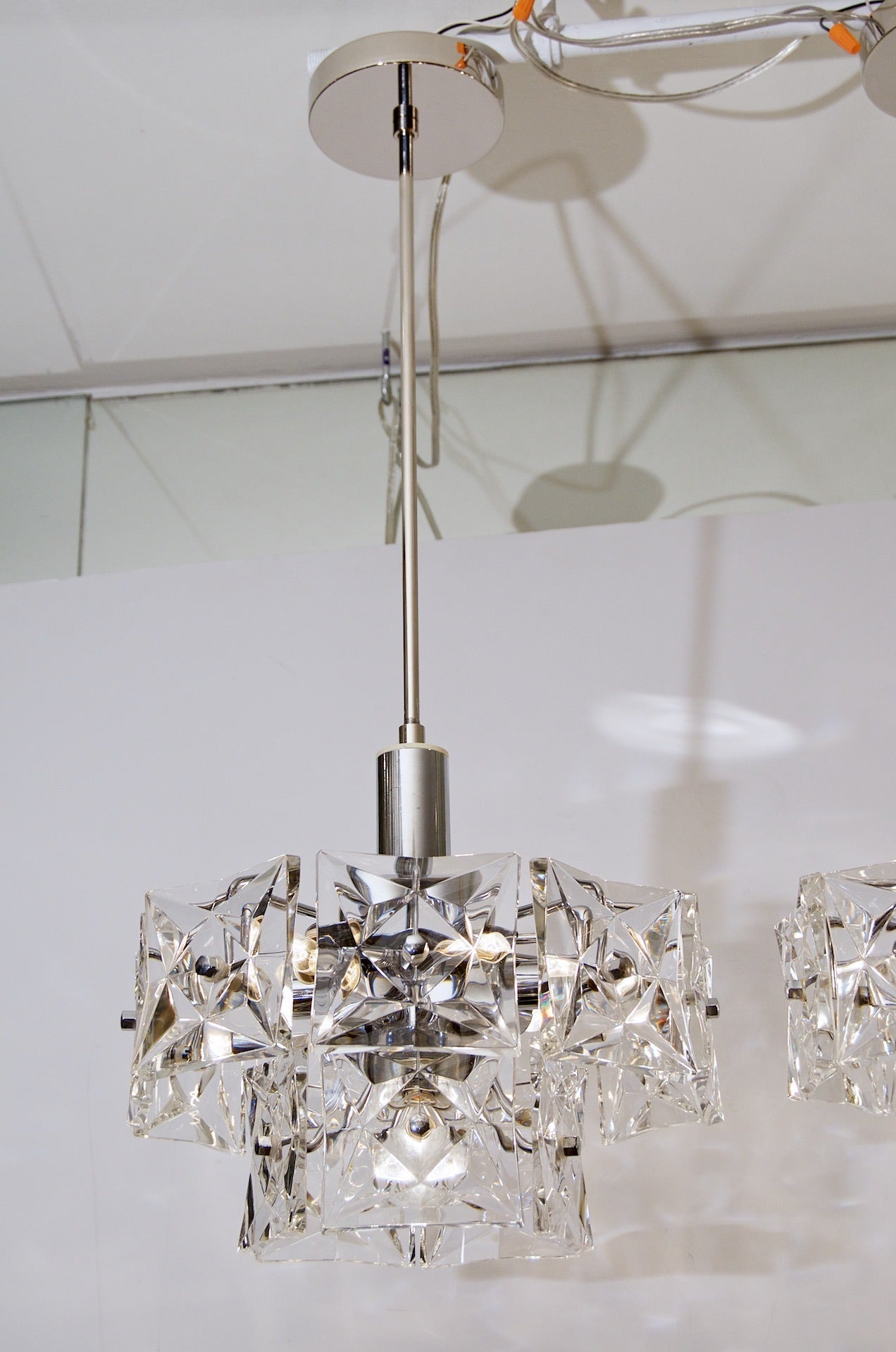 Mid-Century Modern Excellent Kinkeldey Pendant Chandelier (3 Available)