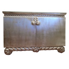 Silver Gilt Rope Motif Console