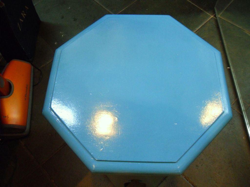 This great little painted table would be the perfect addition to all decors.