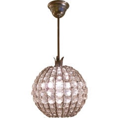 Crystal Globe Chandelier