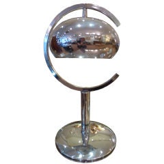 Saturn Chrome Drop Shade Desk Lamp 7