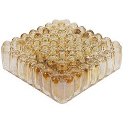 Bubble Amber Tone Flush Mount 11