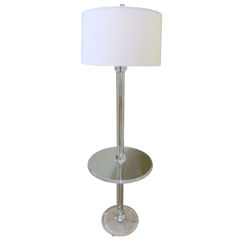 Lucite Standing Table Lamp