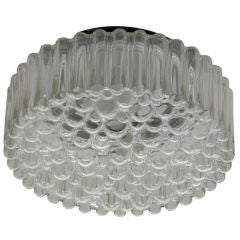 Clear Limburg Bubble Pattern Flush Mount, Ceiling light