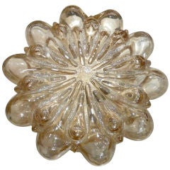 Austrian Honey Bubble Starburst Pattern Ceiling Light