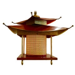 Red Pagoda Chinese Lantern