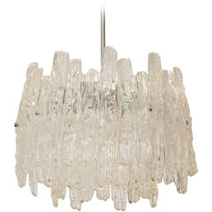 Petite Two-Tier Kalmar Ice Lucite Chandelier