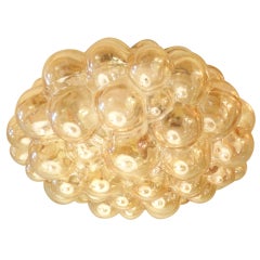 Austrian Amber Bubble ceiling light flush mount