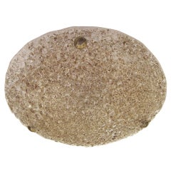 Huge Bubble Flush Mount with Brass Fitting