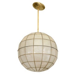 Capiz Globe Pendant Light